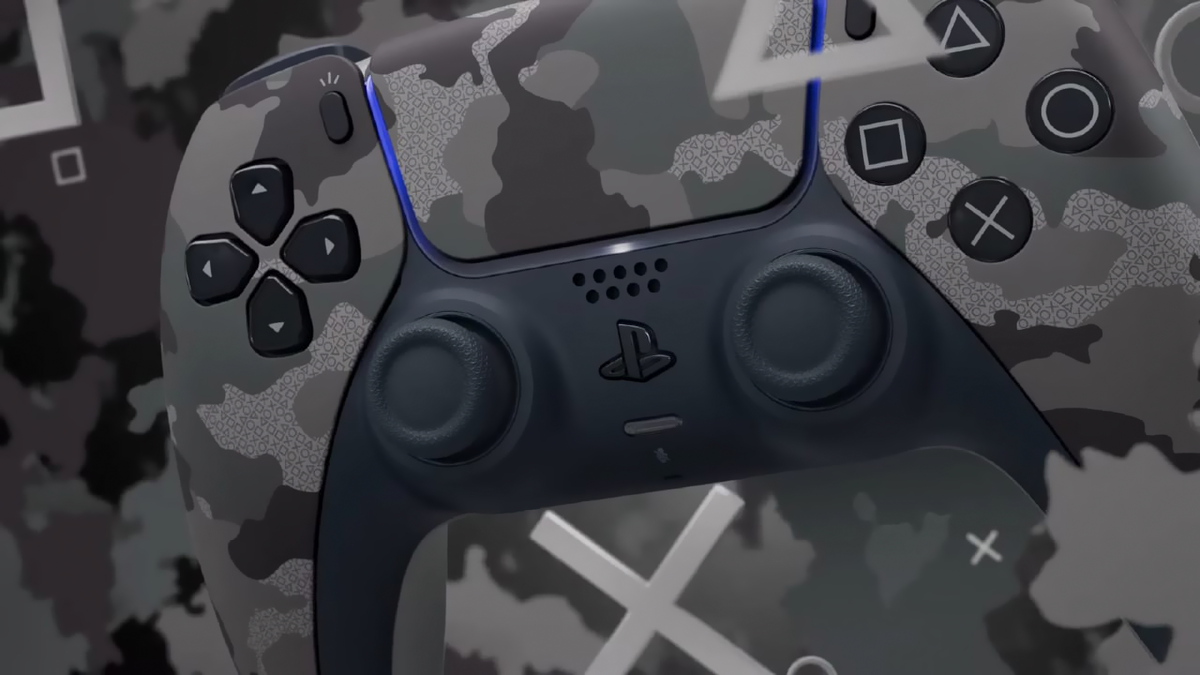 Controle Dualsense Playstation 5 - Gray Camuflado