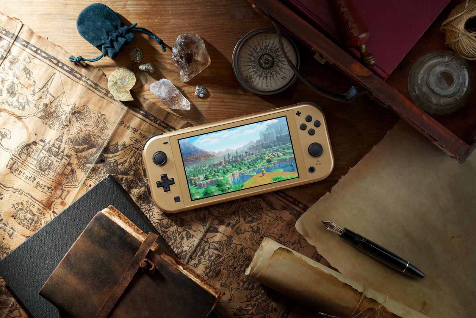 Console Nintendo Switch Lite Zelda Hyrule Edition - Dourado