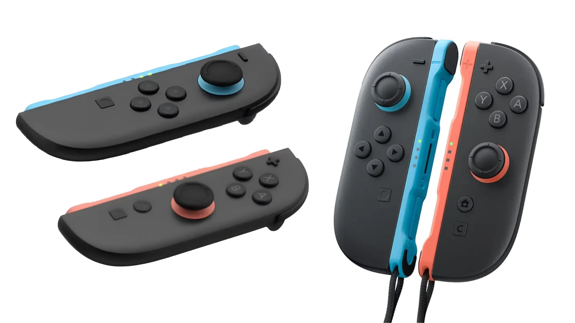 Controles Nintendo Switch 2 (Joy-con 2) Azul e Vermelho